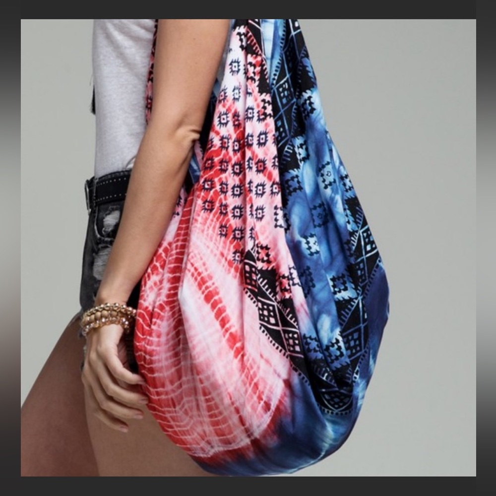 multi colored boho shoulder bag by ruggine